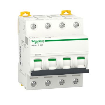 Interruptor magnetotérmico; acti9 ik60n; 4p; 40 a; curva c; 6000 a