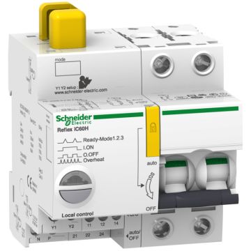 Interruptor con réflex ic60h ti24 40a 2p curva-b