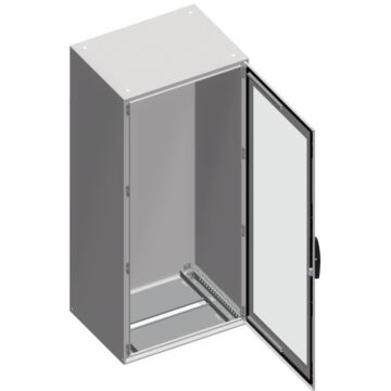 Armario compacto spacial sm con puerta transparente - 2.000 x 600 x 400 mm