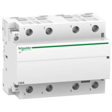 Contactor modular acti9 ict 100 a 4 p 4 na 230/240v ca