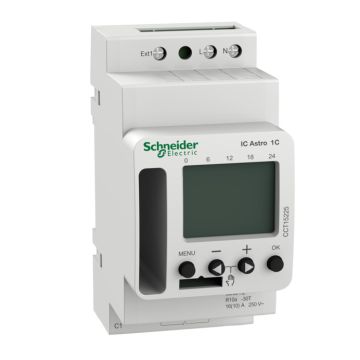 Interruptor astronómico y crepuscular; acti9 ic; 1 canal