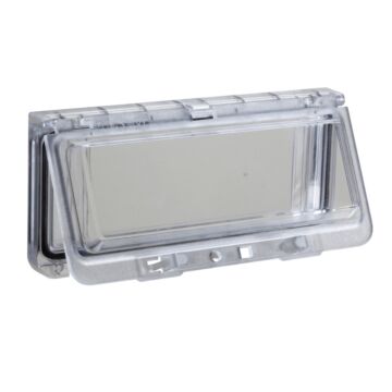 Ventanillas de plástico para aparellaje modular, tapa alta. l78xw165xd25mm.