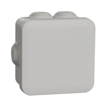 Mureva box - junction box - 7 grommets ø20 - 80x80x45 mm