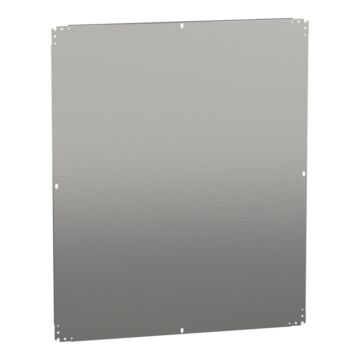 Placa de montaje metálica plana alt1200xanch1000mm  de acero galvanizado. dimensión reversible.