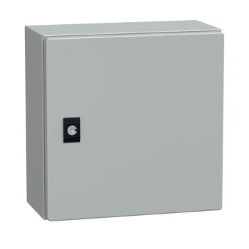 Spacial crn con puerta ciega sin placa de montaje . alt300xanch300xprof150; ip66; ik10; ral7035