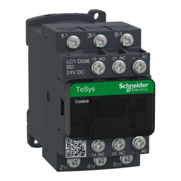 Contactor tesys d - 3p(3 na) - ac-3 - <= 440 v 9 a - 24 v cc bobina