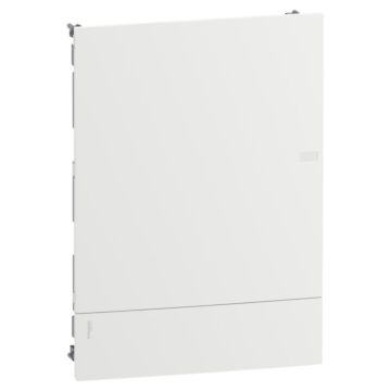 Resi9 mp empotrar caja proteccciones con garras para pladur 3x18 puerta blanca bornero y tierra incluido