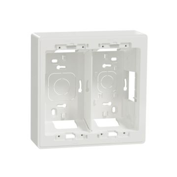 New unica system+ - caja de montaje pdt  - superficie - 2 columnas