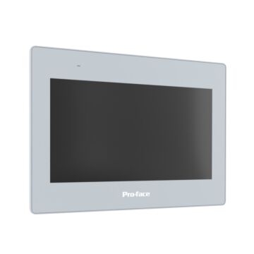 10 inch wide hmi, wsvga, 16m colors, analog, ethernet i/f x1, com i/f x2, usb a i/f x1, usb micro-b i/f x1, dc24v