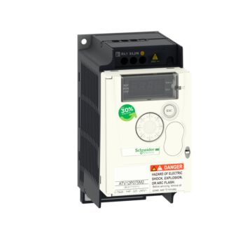 Variador de velocidad atv12 - 0.75kw - 1hp - 200..240v - 1ph - en placa base