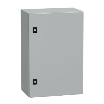 Spacial crn con puerta ciega sin placa de montaje alt600xanch400xprof250 ; ip66; ik10; ral7035
