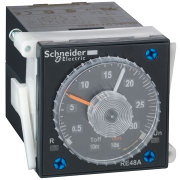 Relé temporiz. c/ atraso ligado - 1 s..100 h - 24..240 v ca/cc – saída estado solido