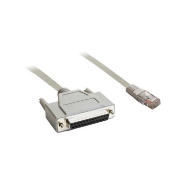 Cable adaptador de rj45 a sub-d 25