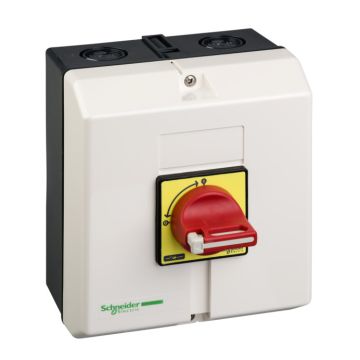 Tesys vario encerrado, interruptor seccionador de emergencia, 50 a, ip65