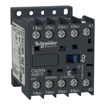 Minicontactor auxiliar - 24v ac - 4na