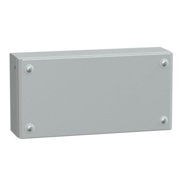 Metal industrial box plain door h200xw300xd80 ip66 ik10 ral 7035