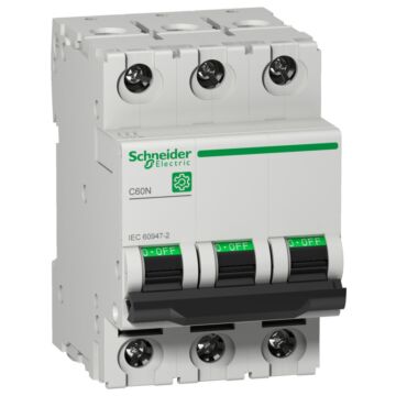 Multi 9 - c60n - mcb - 3p - 16 a - c curve - 415 v - 10 ka