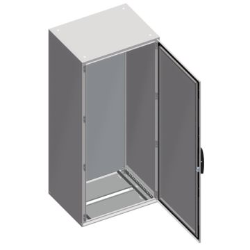 Spacial sm armario de acero con placa de montaje  - 2000x800x400 mm