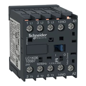 Contactor tesys k - 3p(3 na) - ac-3 - <= 440 v 12 a - 220...230 v bobina ca