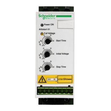 Arrancador suave para motores asíncronos - atsu01 - 6a -200... 480 v - 0,75...3 kw
