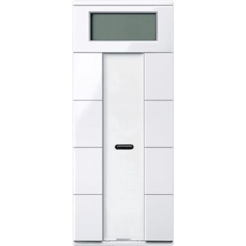 Termostato elegance pulsador plus 4 elementos blanco activa