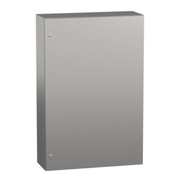 Spacial s3x inoxidable 304l, acabado scotch brite®, h1200xa800xp300 mm.