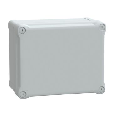 Caja abs ip66 ik07 ral7035 int.h225w175d120 ext.h241w194d127 cubierta opaca h40