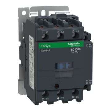 Contactor tesys lc1-d - 3 polos - ac-3 440v 40 a - bobina 24 v ca