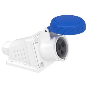 Toma de pared pk patrika tornillo 16 a ip67 220 v 2p+t 50-60 hz