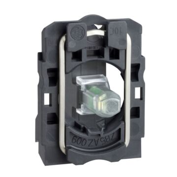 Cuerpo diámetro 22mm 230-240v con led verde tornillo embellecedor plástico