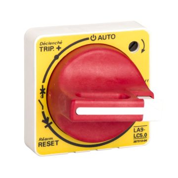 Mando puerta rojo