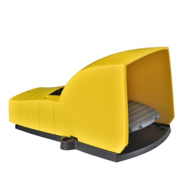 Preventa xpe - interruptor de pedal único xpe-y – con tapa – plástico - amarillo - 1nc+1no