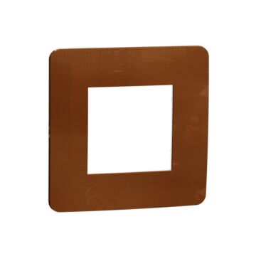 Marco 1 elemento studio metal cobre blanco