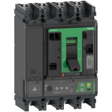 Interruptor automatico compact nsx400n 50ka ac 4p4r 400a micrologic 4.3