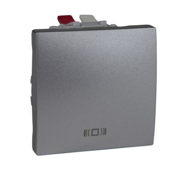Pulsador con timbre aluminio serie unica top