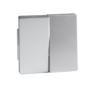 Tecla doble protección frontal mecanismo aquadesign aluminio