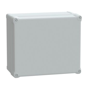 Pc box ip66 ik08 ral7035 int.h325w275d160 ext.h341w291d168 opaque pc cover h60