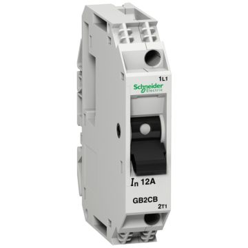 Disjuntor tesys para circuitos de comando - gb2-cb – 2 a - 1 pólo - 1d