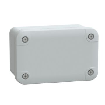 Pc box ip66 ik08 ral7035 int.h105w65d55 ext.h116w74d62 opaque pc cover h10
