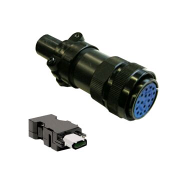 Kit de conector de alimentación de motor, conector mil para bch2.h/.m - 100/130 mm