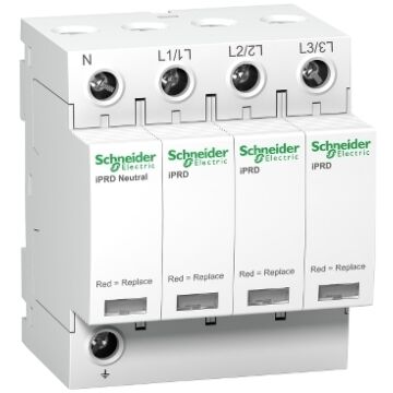 Limitador de sobretensiones transitorias tipo 2; acti9 iprd40; 3p+n; 40 ka; 350v