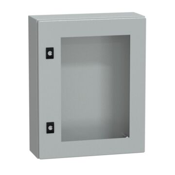 Spacial crn tspt door w/o mount.plate. h500xw400xd150 ip66 ik08 ral7035..