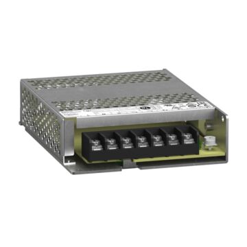 Fuente de alimentación regulada, 100...240v ac, 24v 4.5a, monofásica, montaje en panel