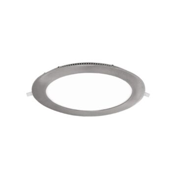 Downlight redondo de empotrar led 7w 4000k 540lm aluminio níquel satinado