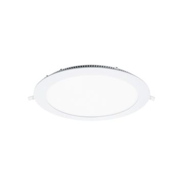 Downlight redondo de empotrar led 7w 3000k 510lm aluminio blanco