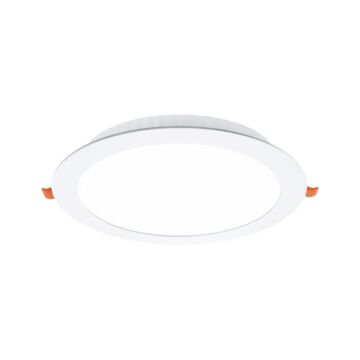 Downlight redondo de empotrar led mastery 18w 6000k 2000lm aluminio blanco