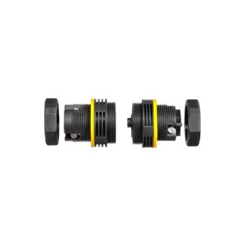 Conector hembra para montaje en panel. ip68.