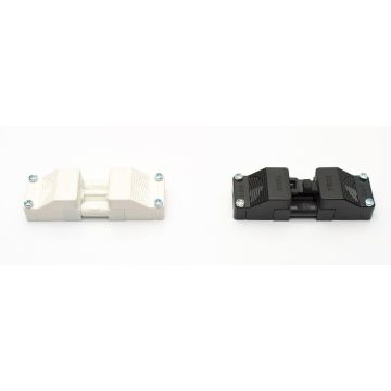 Conj. conector macho. cable redondo.  negro