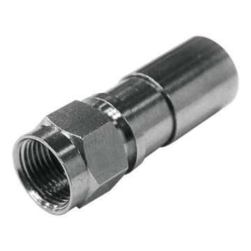 Conector coaxial f compresión cable t100