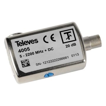 Atenuador 0-20db enchufable f 5-2200mhz